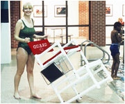 Portable lifeguard stand from H2O Innovations