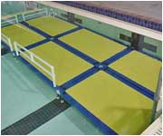 Combine SS-100 Swim Stations for a larger platform.